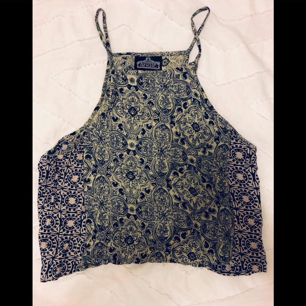 2/$15 💙Boho blue tank top💙